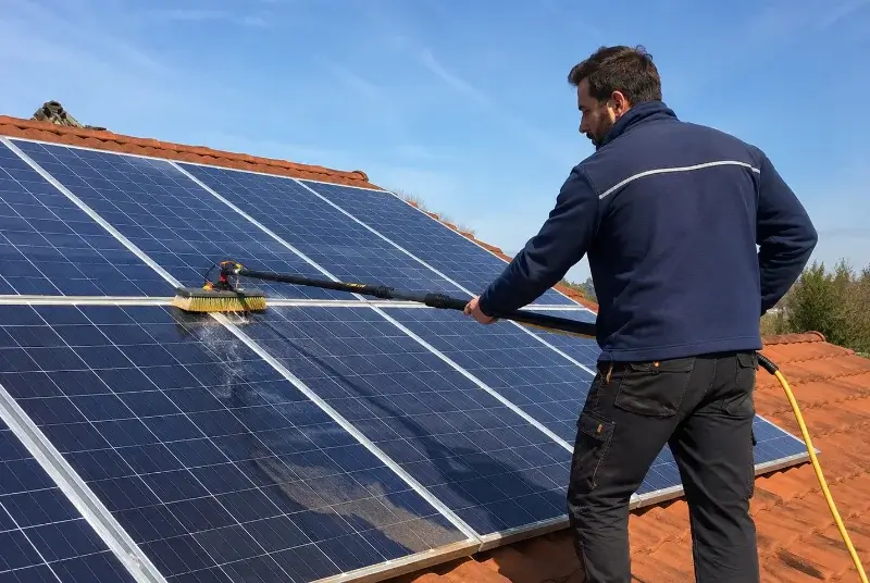 Nettoyage et entretien de panneaux solaires à Bischoffsheim
